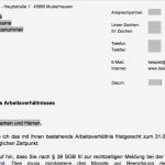 02 Vertrag Kündigen Vorlage Genial Muster Kündigung Des Arbeitsverhältnisses