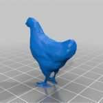 3d Drucker Stl Vorlagen Wunderbar Chicken Skyrim by Dejavuus Thingiverse