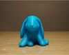 3d Drucker Vorlagen Thingiverse Cool Loped Ear Bunny Rabbit 3d Printed Figurine or Decor Cute