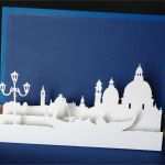 3d Karten Basteln Vorlagen Wunderbar Venice Pop Up Card Template From Paysages En Pop Up