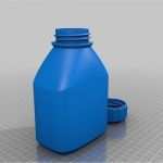 3d Vorlagen Cool 3d Printable Bottle and Screw Cap Free 3d Model 3d