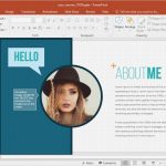 About Myself Vorlage Cool Your Resume Animated Powerpoint Template