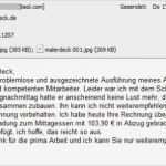 Abschiedsmail Firma Vorlage Hübsch &quot;vielen Dank Für Prima Arbeit Und Ich Kann Sie Nur