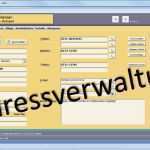 Access Vorlagen Download Gut Adressverwaltungsprogramm Mit Kontaktmanagement