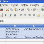 Adressen Excel Vorlage Erstaunlich Serienbrief Archiv Des Libre Fice Und Open Fice Wiki