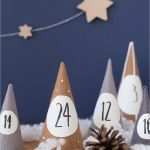 Adventskalender Basteln Vorlagen Kostenlos Elegant Adventskalender Aus Filzhütchen Basteln