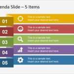 Agenda Powerpoint Vorlage Luxus 5 Items Ribbon Agenda Slide Template for Powerpoint