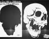 Airbrush Vorlagen Cool Airbrush Schablone totenkopf Skull Stencil