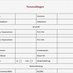 Aktennotiz Vorlage Kostenlos Hübsch Kostenlose Vorlage Personalbogen Inkl Download Datacura