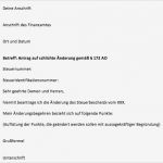 änderung Der Bankverbindung Vorlage Schön Antrag Auf Änderung so Wird Dein Steuerbescheid Im