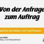 Angebot Festpreis Vorlage Erstaunlich Von Der Anfrage Zum Auftrag