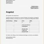 Angebot Vorlage Word Angenehm 5 Angebot Word Vorlage