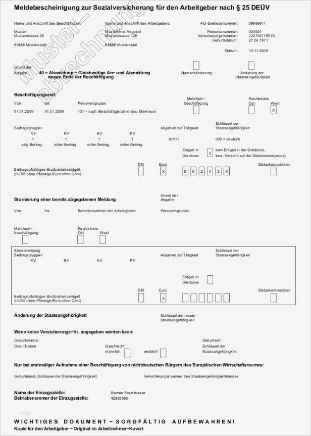 Anmeldung Nebengewerbe Arbeitgeber Vorlage Inspiration Meldebescheinigung Zur sozialversicherung ? Jahresmeldung