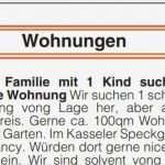 Anzeige Wohnungssuche Vorlage Fabelhaft Hna Anzeige Wird Im Internet Zum Hit