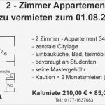 Anzeige Wohnungssuche Vorlage Süß 7 Parteienmiethaus 1 Zimmer Wohnung In Jülich Stadtmitte