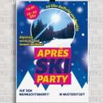 Apres Ski Flyer Vorlagen Angenehm Flyer Vorlagen Für Après Ski Party Und Hüttengaudi