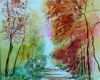 Aquarell Malen Vorlagen Wunderbar Herbstlandschaft Aquarell My Art