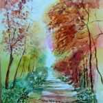 Aquarell Malen Vorlagen Wunderbar Herbstlandschaft Aquarell My Art