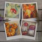 Aquarell Malen Vorlagen Wunderbar Inspiration Retro Herbstbilder In Aquarell Malen Diy