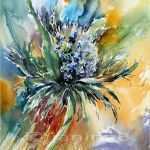 Aquarellbilder Vorlagen Angenehm Aquarellzauber Distel