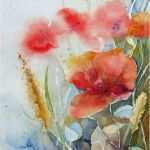 Aquarellbilder Vorlagen Best Of Mohn Aquarelle