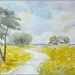 Aquarellbilder Vorlagen Erstaunlich &quot;sommer In Friesland&quot; Aquarell Watercolor Painting