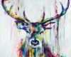 Aquarellbilder Vorlagen Modern Süß Prism Stag by Katy Jade Dobson Rennies Gallery