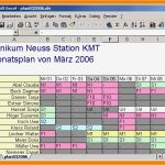 Arbeitsplan Excel Vorlage Schönste 9 Arbeitsplan Excel