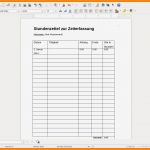 Arbeitsstunden Excel Vorlage Elegant 6 Arbeitsstunden Tabelle