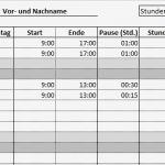 Arbeitsstunden Pro Monat Vorlage Schön Großartig Arbeitsstunden Vorlage Ideen