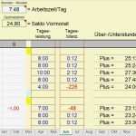 Arbeitszeiterfassung Excel Vorlage Mit überstunden Bewundernswert Excel Zeiterfassung 2018 Stundenkonto Arbeitszeitkonto