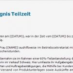 Arbeitszeugnis Kündigung In Probezeit Vorlage Neu Arbeitszeugnis Bei Teilzeitarbeit Muster Zum Download