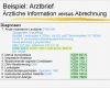 Arztbrief Vorlage Elegant Beispiel Arztbrief