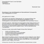 Ausbildung Bewerbungsschreiben Vorlage Erstaunlich Bewerbung Zahnmedizinische Fachangestellte sofort Download