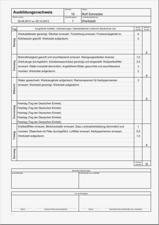 Ausbildungsnachweis Ihk Vorlage Gut Berichtsheft Service Vorlage Ideen 6589