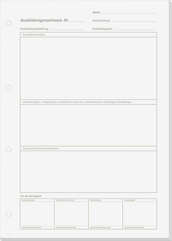 Ausbildungsnachweis Vorlage Ihk Wunderbar Berichtsheft Wöchentlich Ihk ...