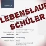 Ausführlicher Lebenslauf Vorlage Für Schüler Hübsch Lebenslauf Schüler Download