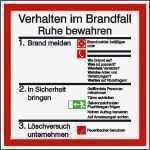 Aushang Verhalten Im Brandfall Vorlage Muster Erstaunlich Aushang Brandschutz Verhalten Im Brandfall