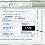 Autocad Blöcke Vorlagen Best Of Erstellen Von Planköpfen Mit Austauschbarem Kunden Logo