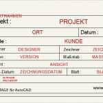 Autocad Vorlagen Schönste Projektinfo Und Zeichnungsrahmen