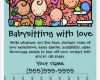 Babysitter Flyer Vorlage Beste Babysitting Quotes for Flyers Quotesgram