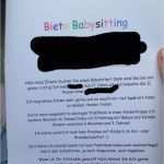 Babysitter Flyer Vorlage Erstaunlich Babysitting Aushang Kann Ich Das so Aushängen Deutsch