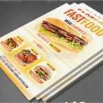 Bäckerei Flyer Vorlagen Gut Fast Food Imbiss Flyer Vorlage Pizza Döner Werbung