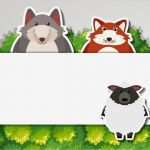 Banner Vorlage Beste Banner Vorlage Mit Fuchs Und Schaf