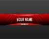 Banner Vorlage Schönste Youtube Gaming Banner Template