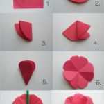 Basteln Mit Papier Vorlagen Erstaunlich Papier Rose Basteln