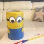 Basteln Mit Transparentpapier Vorlagen Cool D I Y Idee Minion Laterne Druckvorlage