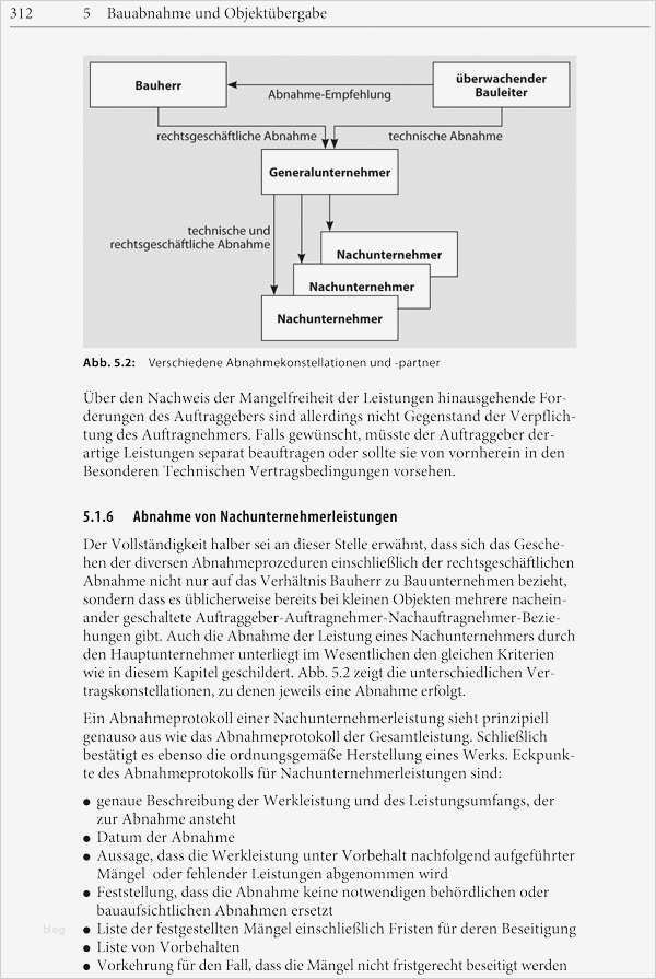 Baustellen Abnahmeprotokoll Vorlage Erstaunlich Praxis ...