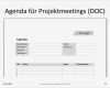 Besprechungsprotokoll Vorlage Word 2010 Großartig Agenda Für Projektmeetings Mit Vorlage Zum Download In