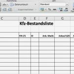 Bestandsliste Excel Vorlage Gut Vorlage